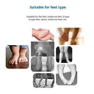 Trẻ em Unisex dụng cụ chỉnh hình vòm hỗ trợ lót PU hấp thụ sốc bền chống sụp đổ thiết kế phục hồi cao cho bàn chân phẳng cao - Product Image 4