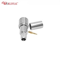 Sertissage de prise mâle QMA pour adaptateur d'antenne radio de connecteur de câble coaxial LMR240 pour la diffusion