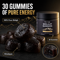 Gummies de Shilajit OEM ODM – 30 unités – Formule Énergie, Endurance, Soutien Immunitaire et Antioxydant pour la Vitalité