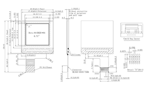 84x84 đầy đủ màu sắc PMOLED hiển thị <span class=keywords><strong>Module</strong></span> 0.71 inch vuông OLED màn hình với tuổi thọ cao nhiệt độ rộng e-paper mô-đun - Product Image 6