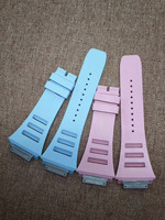 Bracelet de montre en caoutchouc pour homme, importé, haut de gamme, personnalisable et interchangeable