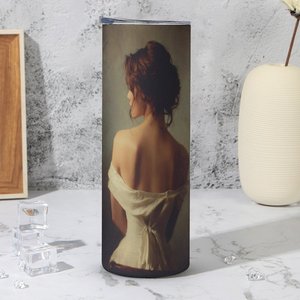 Custom Logo 20oz Stainless Steel <b>Insulated</b> Tumbler Travel <b>Cup</b> Durable Straight Design - Product Image 4