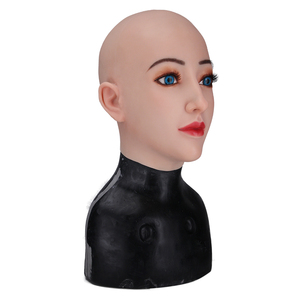 Thực tế Silicone vẻ đẹp mặt nạ phụ nữ Headgear prank Prop Halloween lễ hội cosplay ảnh đạo cụ Bar Club Rave Nguồn cung cấp bên - Product Image 2