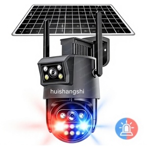 Hieasy Dual Lens 4G Solar <b>Security</b> <b>Wireless</b> IP Cameras 4K WiFi PTZ PIR Detection Human Auto Tracking Network CCTV <b>Camera</b> Outdoor - Product Image 1