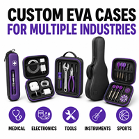Estuche de viaje impermeable y seguro para congelador para plumas inyectoras de insulina de EVA personalizadas al por mayor con ranuras de espuma a medida y logotipo OEM ODM