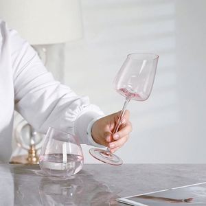 Grands verres à vin rouges transparents en cristal, flûtes à champagne pour mariage et Noël, verres à eau personnalisés - Product Image 3