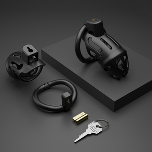 <span class=keywords><strong>Cage</strong></span> de chasteté entièrement fermée en silicone et plastique, prix fabricant, <span class=keywords><strong>cage</strong></span> de chasteté tendance pour hommes, maille, petite et grande taille - Product Image 6