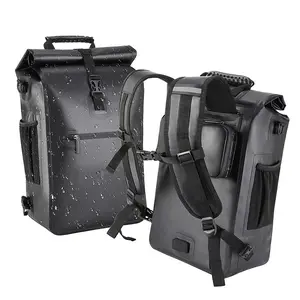 25L 100% su geçirmez bisiklet çantası bisiklet çantaları ve kutuları bisiklet çantaları ile iç dizüstü bölmesi