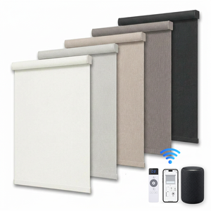 Stores enrouleurs motorisés occultants en aluminium, résistants au feu, avec télécommande, pour fenêtres et portes, intégrant une protection <span class=keywords><strong>solaire</strong></span> électrique personnalisée. - Product Image 1
