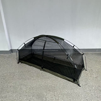 Tente de camping double couche surélevée, portable et imperméable, pour chasse en extérieur