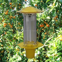 Lampe Solaire LED Extérieure Étanche Anti-Moustiques pour Jardin et Pelouse, Contrôle des Nuisibles Agricoles et Insecticide