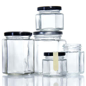 Frascos de Vidrio Hexagonales para <span class=keywords><strong>Mermelada</strong></span> de 280ml, 380ml y 500ml - Product Image 1