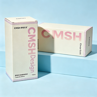 Boîte en carton personnalisée de luxe pour bouteille d'eau avec impression numérique CMSH, expédition rapide en 72h, emballage en carton imperméable, vente en gros