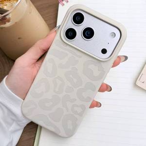 Nuova Custodia in Silicone con Stampa Leopardata per iPhone 17 Pro Max, Cover Protettiva alla Moda per Donne per iPhone 16 - Product Image 6