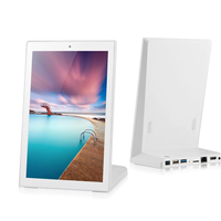Écran tactile vertical en forme de L, tablette Android 10,1 pouces, écran numérique de signalisation de bureau pour système de commande de commentaires clients