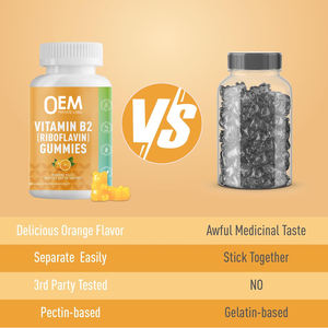 OEM 400มก. ไรโบฟลาวิน <span class=keywords><strong>B2</strong></span>วิตามินแก้ไมเกรนบรรเทาและพลังงานและประกับระบบประสาท - Product Image 5