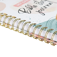 Carnet de méditation et de gratitude personnalisé, écologique, pour l'étude biblique, la réflexion sur les Écritures, la pleine conscience et le bien-être personnel, 100 feuilles, spirale