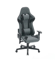 Chaise de jeu professionnelle ergonomique et confortable à dossier haut en tissu classique bon marché de style moderne