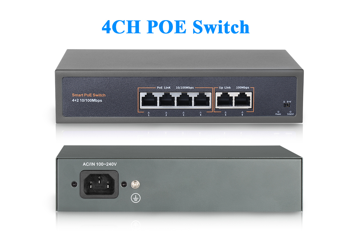 Commutateur POE 4CH