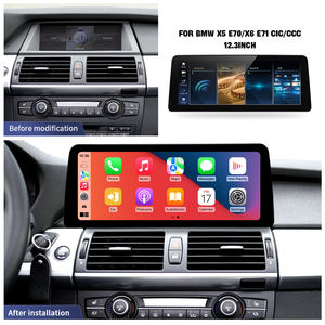 Display Radio Multimediale per Auto con Sistema Linux e Carplay Wireless da 10.25"/12.3" per <span class=keywords><strong>BMW</strong></span> X5 E70 <span class=keywords><strong>X6</strong></span> <span class=keywords><strong>E71</strong></span> 2007 - 2013 CCC CIC - Product Image 2