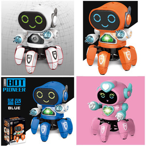 Ventes directes d'usine 2024 Robots lumineux colorés intelligents interactifs dansants Musique et lumière Jouets robots Cadeaux d'anniversaire - Product Image 5