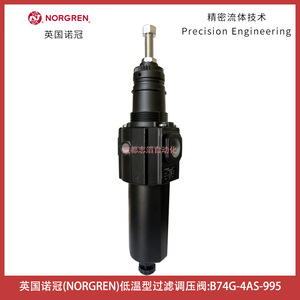 Vanne de réduction de pression Norgren B74G-4AS-995 pour gaz basse température, port 1/4 pouce - Product Image 2