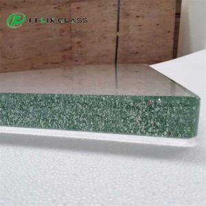 20mm 30mm 35mm 40mm de espesor por encargo patrón de burbujas mesa de vidrio caído Placa de fundición fundida mesa de vidrio - Product Image 3