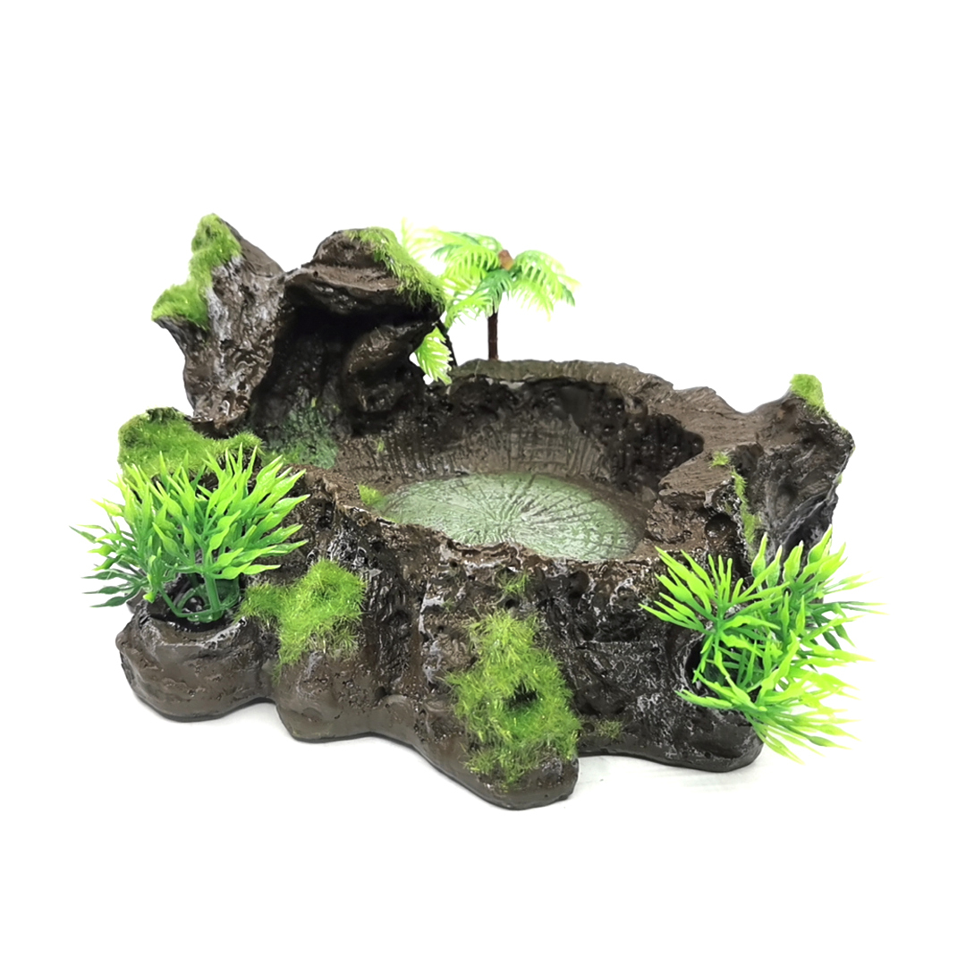 cool fish bowl accessories Dollhouse | Miniature Glass Goldfish Tank | Doll House Suppl | MiniatureSweet | Kawaii Resin Crafts | Decoden Cabochons Supplies [Premium and Reliable] Mini Glass Oblate Fish Bowl