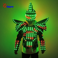Costumes LED d'armure lumineuse de guerrier ancien créatif pour vêtements de performance sur scène