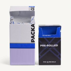 Emballage personnalisé anti-odeur biodégradable en carton pour cigarettes et concentrés - Product Image 1