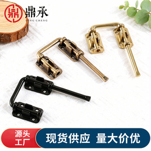 Loquet universel Dingcheng en laiton à angle droit avec loquet rotatif pour portes de sécurité d'hôtel - Product Image 4