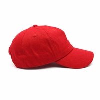 Casquette de baseball en coton avec logo personnalisé, structurée, 6 panneaux, visière réglable, broderie, chapeau promotionnel, vente en gros