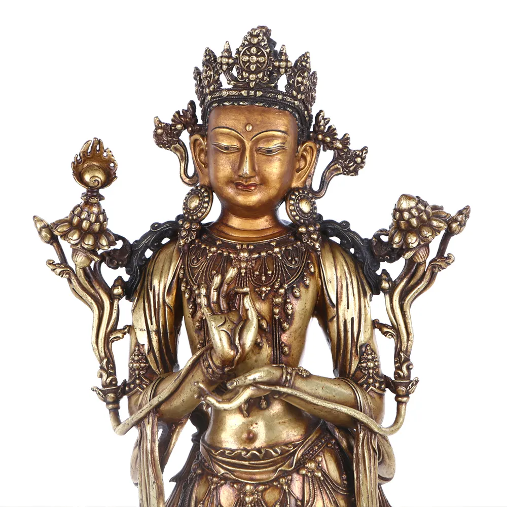 Kleine Retro Handwerk Huisdecoratie Sculpturen Boeddha Beelden Voor Tempel Aanbidding
