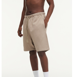 Pantaloncini pesanti 450gsm 100% da ginnastica in cotone Bermudas De Hombre con Logo personalizzato pantaloncini da lavoro Casual oversize per <span class=keywords><strong>uomo</strong></span> - Product Image 3