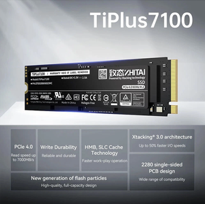 ZHITAI TIPlus 7100 4T NVME SSD Factory Wholesale 7200rpm Internal With 3.0 Expansion Port for Desktop New & Sat Internal SSD - Product Image 2