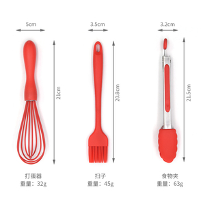 Heat Resistant Non-Stick 10PCS Silicone Kitchen Utensils Set Kitchen Accessories for Kitchen <strong>Cooking</strong> - Product Image 4
