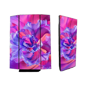Afficheur LED pliable à trois volets P1.53, écran vidéo couleur, signalisation numérique sur pied pour mariage, événement, commerce de détail CHB1.53-GOB - Product Image 1
