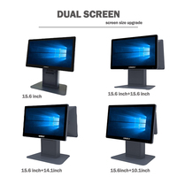 Systèmes Epos AIO Longfly pour la vente, système CRM, terminal de point de vente à écran tactile capacitif 15,6 pouces, Windows 10, Bluetooth 5.2, 2 ans de garantie