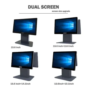 Longfly AIO sistem epos untuk penjualan sistem crm dengan layar sentuh mesin pos 15 inci untuk dijual perangkat keras windows terminal pos