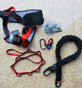 Ensemble de ceinture de résistance à cordes élastiques de Yoga, corde de danse élastique 5D, <span class=keywords><strong>Fitness</strong></span>, gymnastique à domicile, équipement d'entraînement professionnel, 50kg, 60kg, 80kg-140kg - Product Image 2