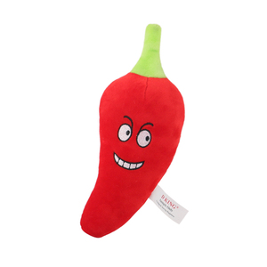 D KING fabricant peluche mignon fruits légumes haricot en forme de peluche jouets pour animaux de compagnie chien jouets grinçants - Product Image 3