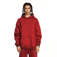 Sweat à capuche ample streetwear unisexe en molleton épais 345G, lavable en machine, compatible sèche-linge, anti-rétrécissement, anti-décoloration