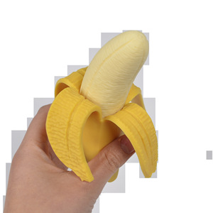 Jouet anti-stress <span class=keywords><strong>banane</strong></span> pelable très populaire, boule de pâte à modeler TPR à presser pour soulager la pression - Product Image 5