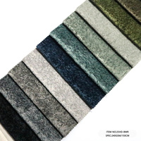 Tissu de canapé d'ameublement brillant en velours Overlord 100% polyester 240GSM prêt stock 150cm de largeur tissu textile pour meubles