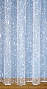 Rideau en filet Jacquard 100% polyester ignifugé John Aird-Vendu au mètre-Drop 72 "(183cm) - Product Image 5