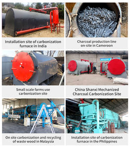 آلة تفحم الخشب الخالي من التلوث ، فرن تحلل الكتلة الحيوية ، مواقد الكربنة بسعر تنافسي - Product Image 5