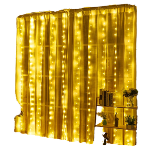Guirlande lumineuse de Noël extérieure à télécommande USB, lampe LED avec fil de cuivre, rideau en PVC, indice de protection IP65 - Product Image 4