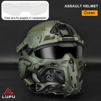 Casque tactique pour la sécurité en plein air pour les jeux CS Équipement de protection personnel avec écouteurs intégrés