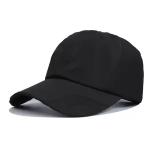 Moda egzersiz spor egzersiz unisex örgü ayarlanabilir yassı halat kuru fit performans golf beyzbol şapkası güneş koruma şapka