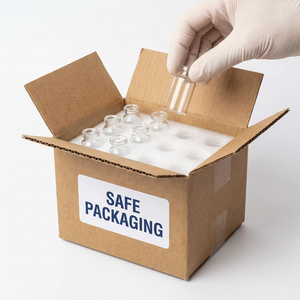 Custom 5ml Amber Glass Vial <b>Labels</b> Matte Grey Stickers for Precision Anti Aging Serum <b>Packaging</b> - Product Image 1